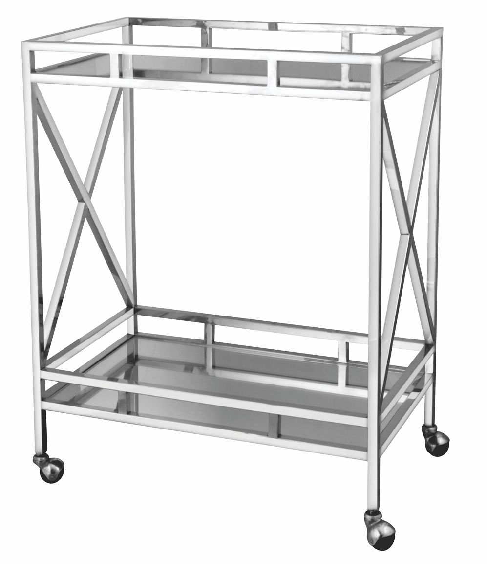 Тележка сервировочная,нержавеющая сталь 75*45*103 см.  P.L.--Hotelware