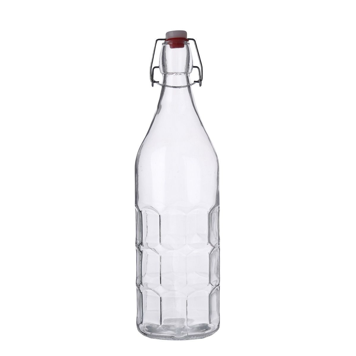 Бутылка прозрачная с крышкой 1 л, стекло, P.L. Proff Cuisine