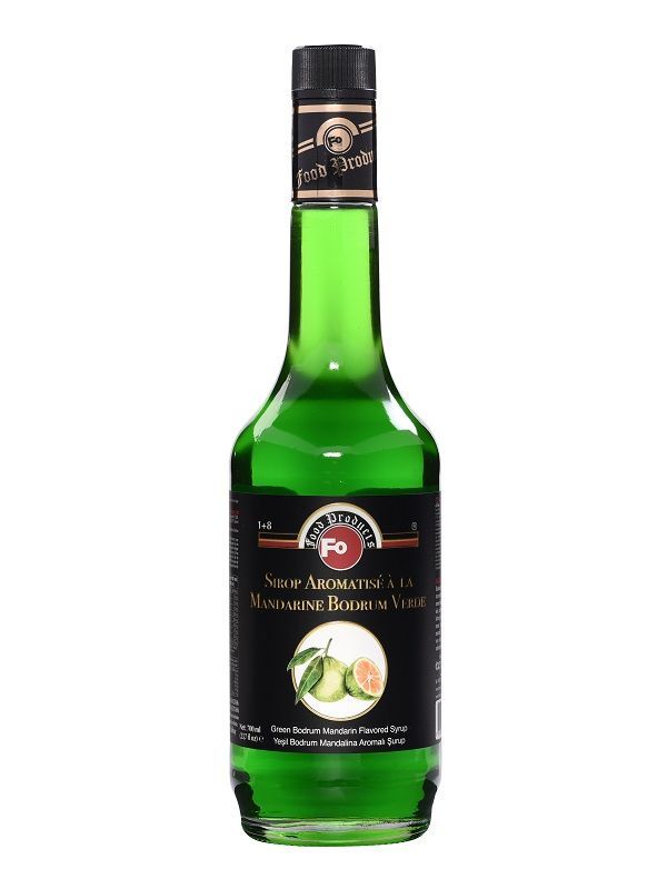 Сироп Зеленый мандарин (GREEN BODRUM MANDARIN FLAVORED SYRUP) 0,7л.